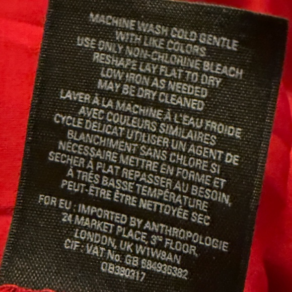 MOULINETTE SOEURS by
ANTHROPOLOGIE Rubied Lace Fit and
Flair Party Dress - Picture 9 of 10